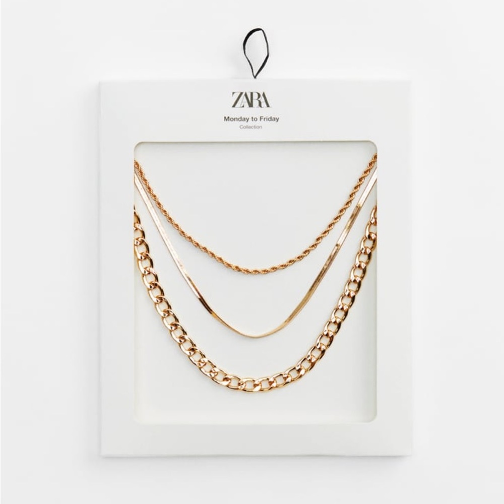 ZARA pack of necklaces